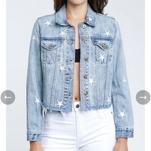 Pistols Brando Star Embroidery Denim Jacket